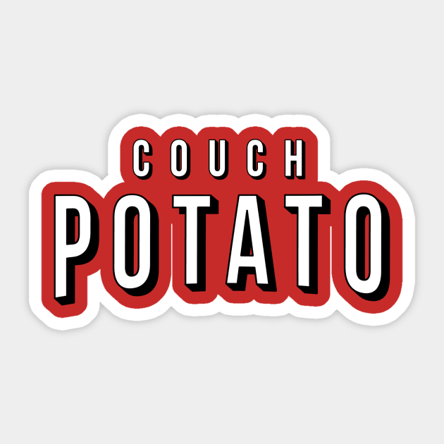 Couch Potato Sticker by Gammaray